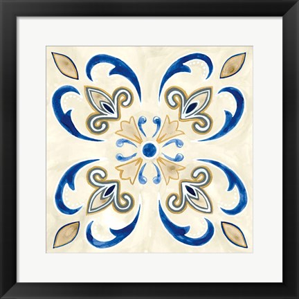 Framed Timeless Tiles II Print