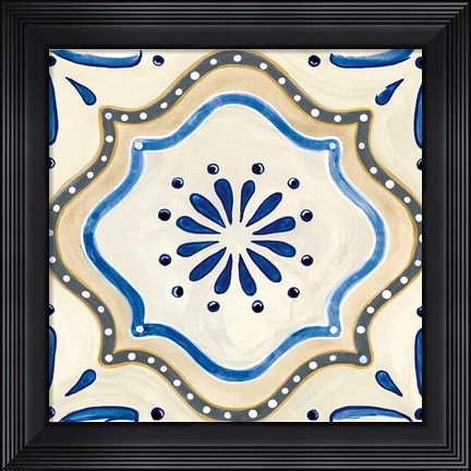 Framed Timeless Tiles III Print