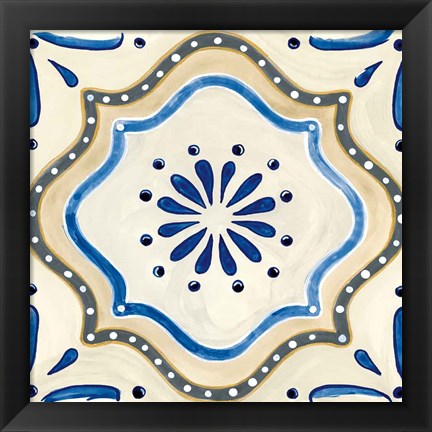 Framed Timeless Tiles III Print