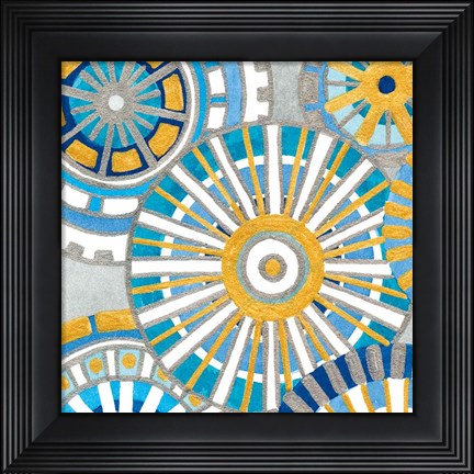 Framed Circle Delight I Print