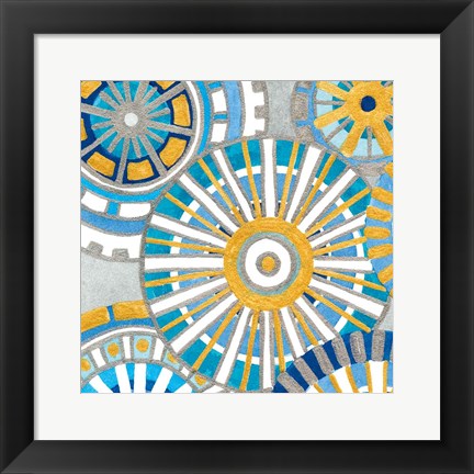 Framed Circle Delight I Print