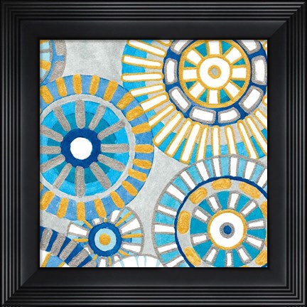 Framed Circle Delight III Print