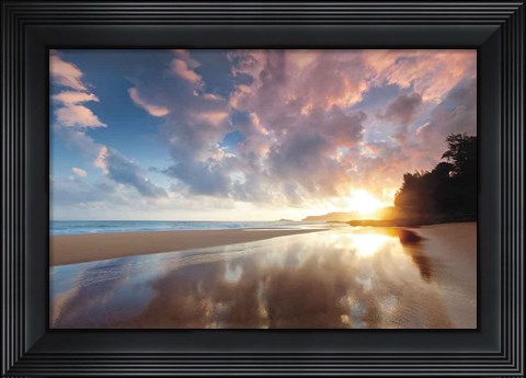 Framed Secret Beach Sunrise Print