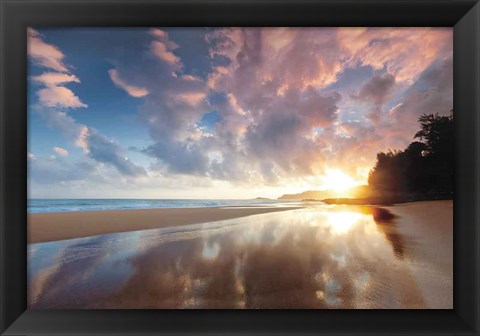 Framed Secret Beach Sunrise Print