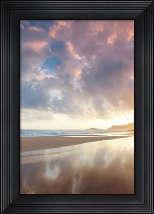 Framed Secret Beach Sunrise II Print