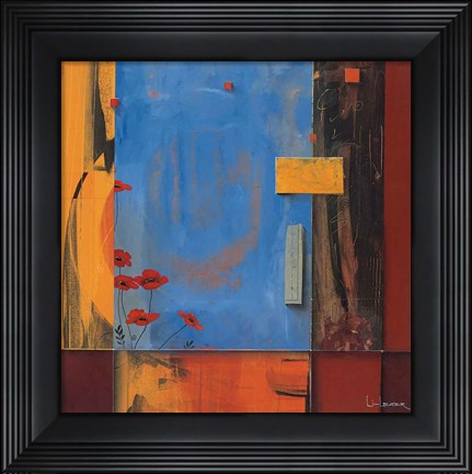 Framed Poppy Dance Print