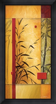 Framed Garden Dance II Print