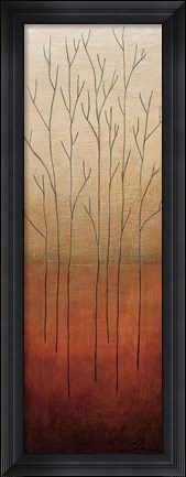 Framed Branch Rouge II Print