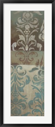 Framed Brocade Inspirations I Print