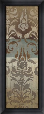 Framed Brocade Inspirations II Print