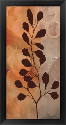 Framed Flora I Print