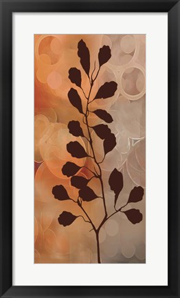 Framed Flora I Print