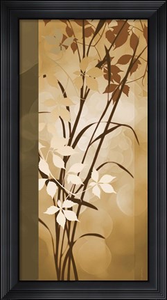 Framed Golden Heights II Print