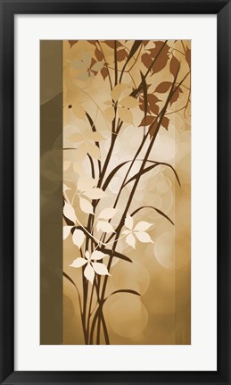 Framed Golden Heights II Print