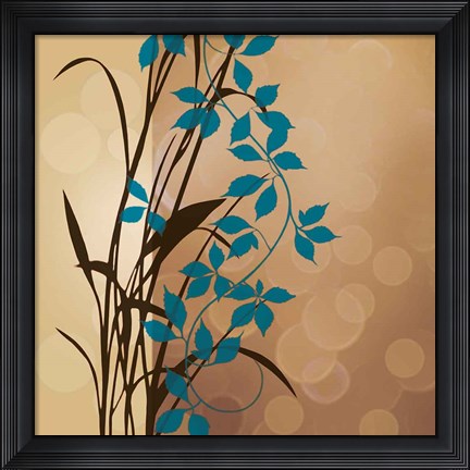 Framed Sunset Blueprint I Print