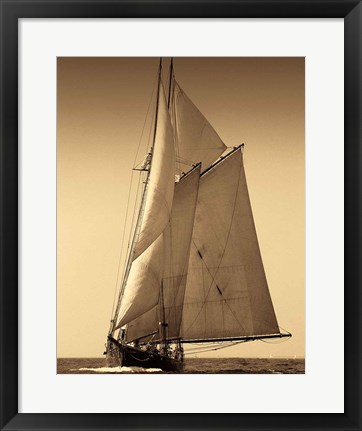 Framed Under Sail I Print