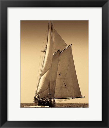 Framed Under Sail I Print