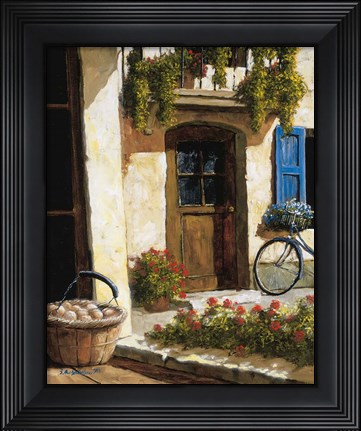 Framed Back From the Market Print