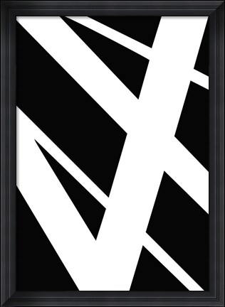 Framed Lines VI Print