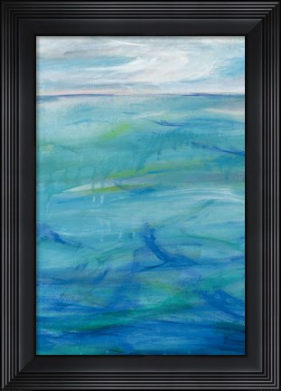 Framed Deep Blue I Print