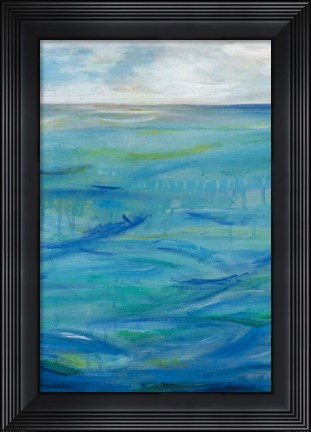 Framed Deep Blue II Print