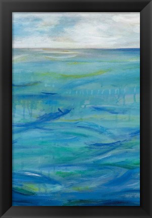 Framed Deep Blue II Print