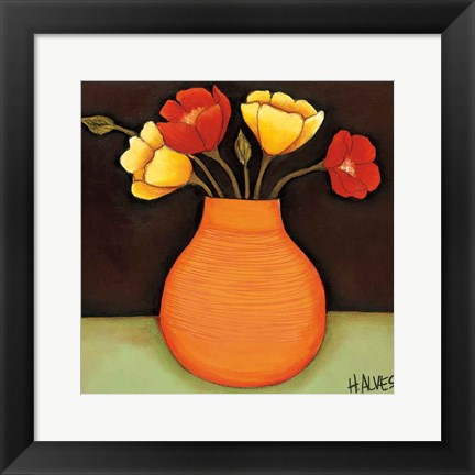 Framed Flores Coloridas II Print