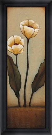 Framed Jardin de Flores I Print