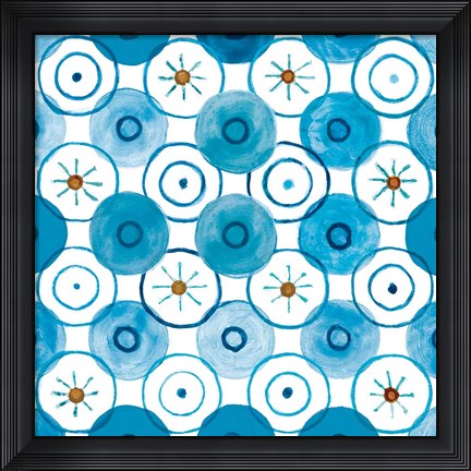 Framed Going Circles I Print