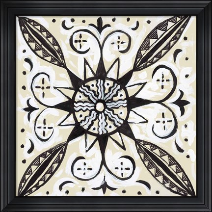 Framed Imaginary Mandala Print