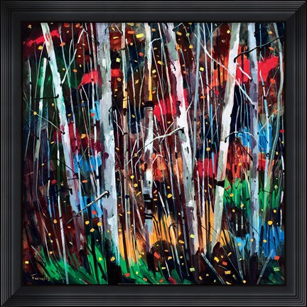 Framed Autumn Fireworks Print