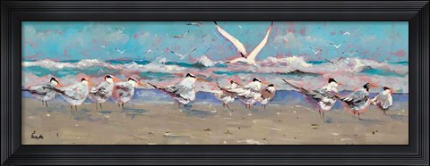 Framed Late Comer Print
