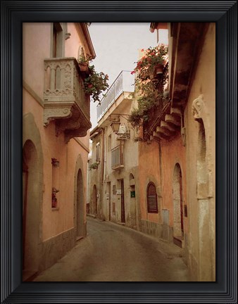 Framed Forza D&#39;Argo Alleyway II Print