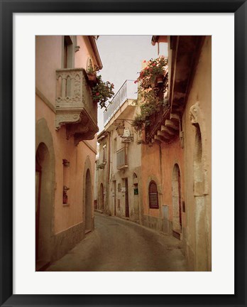 Framed Forza D&#39;Argo Alleyway II Print