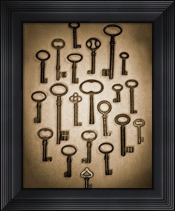 Framed Key Elements II Print