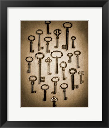 Framed Key Elements II Print
