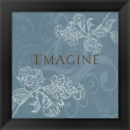 Framed Imagine Print