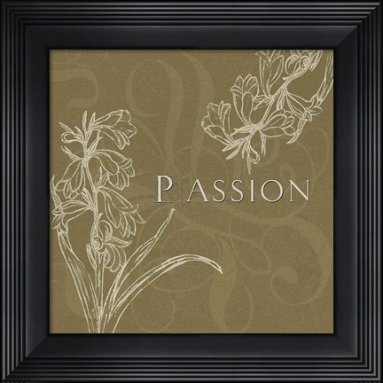 Framed Passion Print