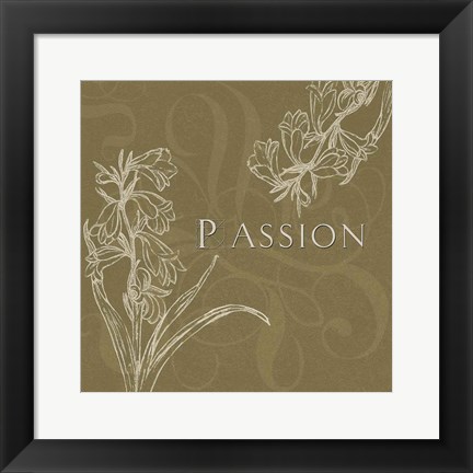 Framed Passion Print