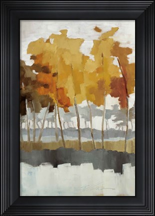 Framed Wetlands III Print