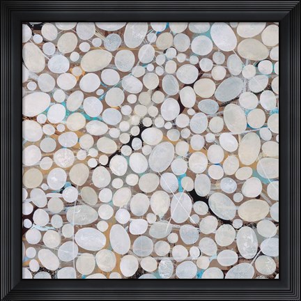 Framed River Pebbles Print