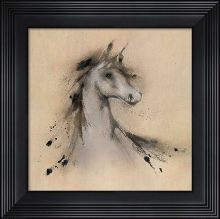 Framed Horse Play I Print