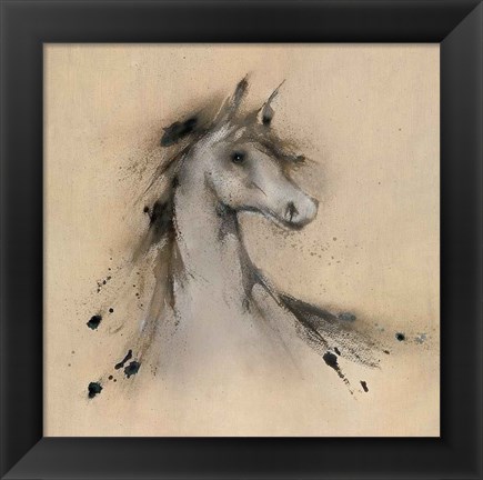 Framed Horse Play I Print