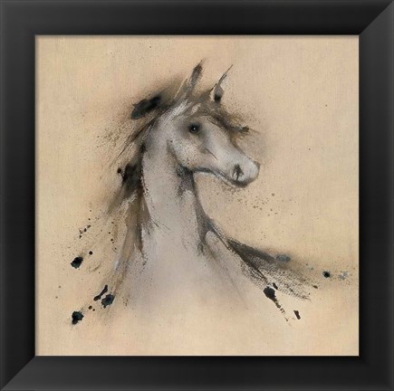 Framed Horse Play I Print