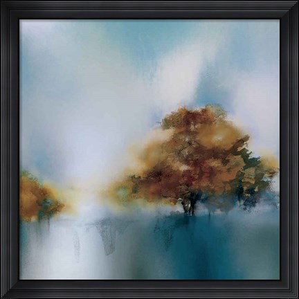 Framed Old Oaks &amp; Sea Mist Print