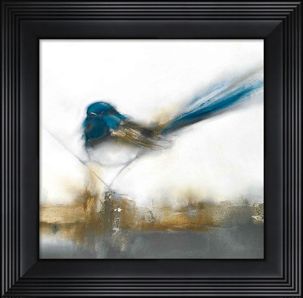 Framed Little Blue II Print