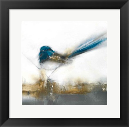 Framed Little Blue II Print