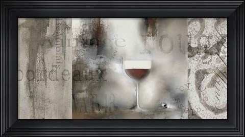 Framed Cellar Wine II Print