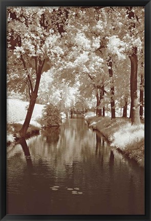 Framed Water Under The Bridge Print