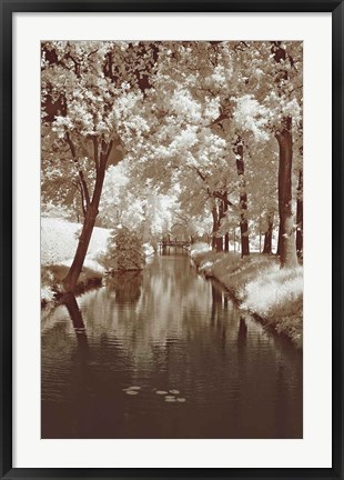 Framed Water Under The Bridge Print